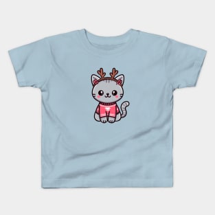 Meowy Christmas! Kids T-Shirt